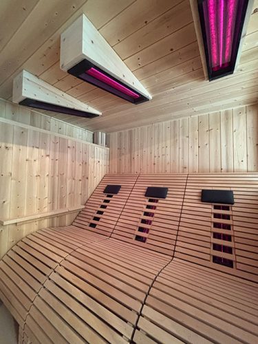Infrarotsauna im Carolinger Hallenbar Weyer